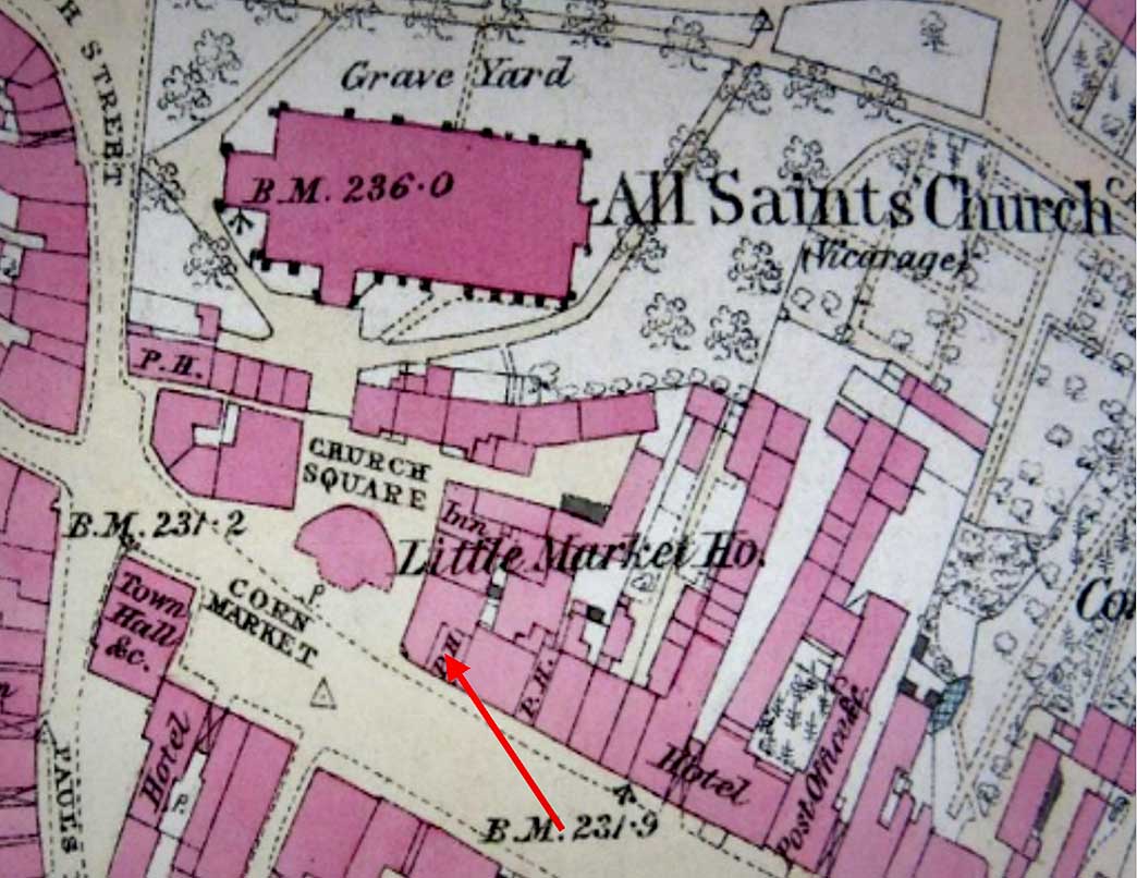 old map of High Wycombe